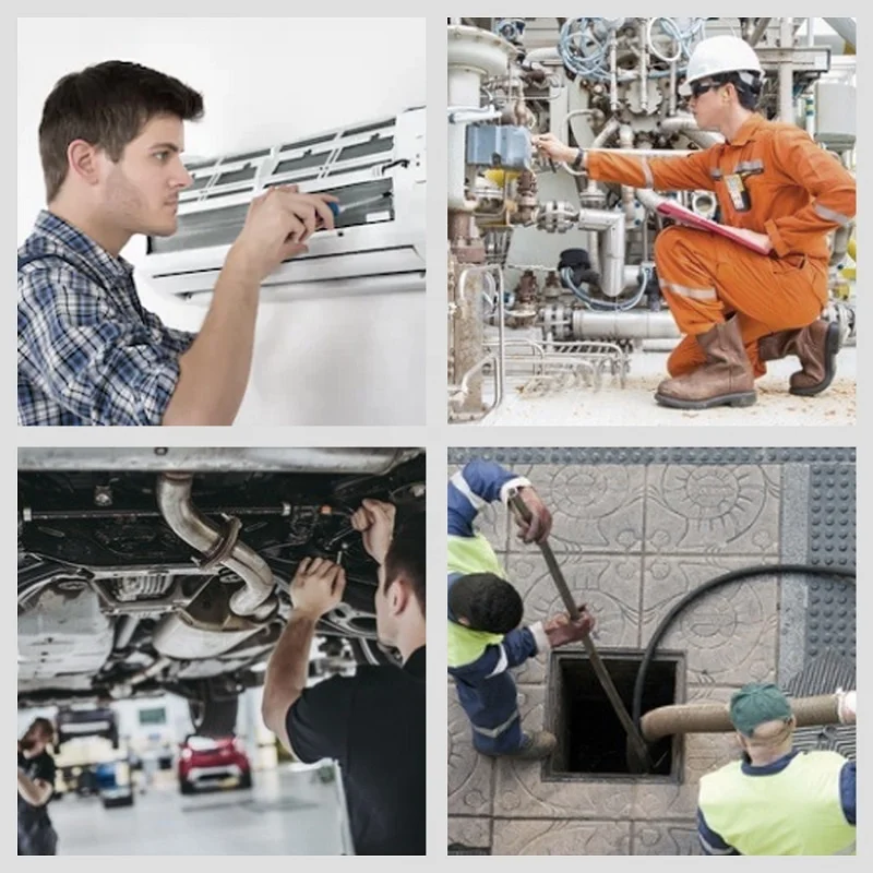 F99 WIFI Endoscope Camera 8mm Lens HD720P Soft Hard Wire Wireless Borescope Waterproof Inspection Camera for Smart Phones