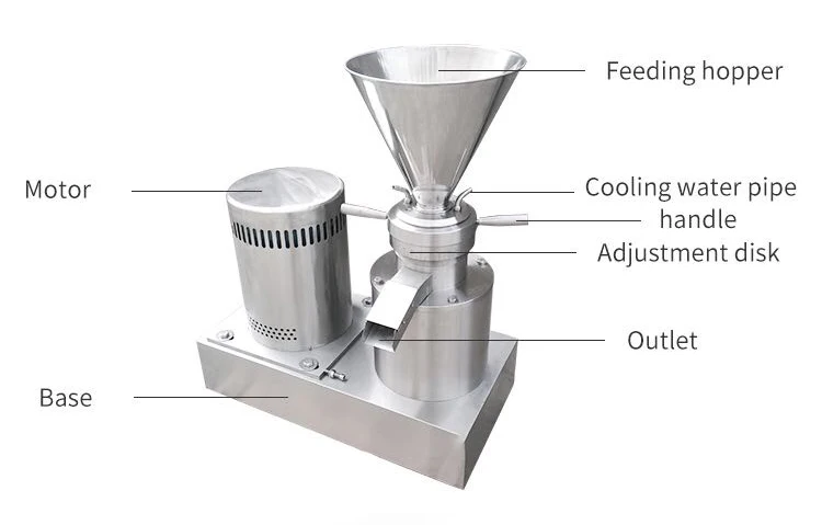 high capacity stainless steel colloid mill/peanut butter making machine/tahini on sale