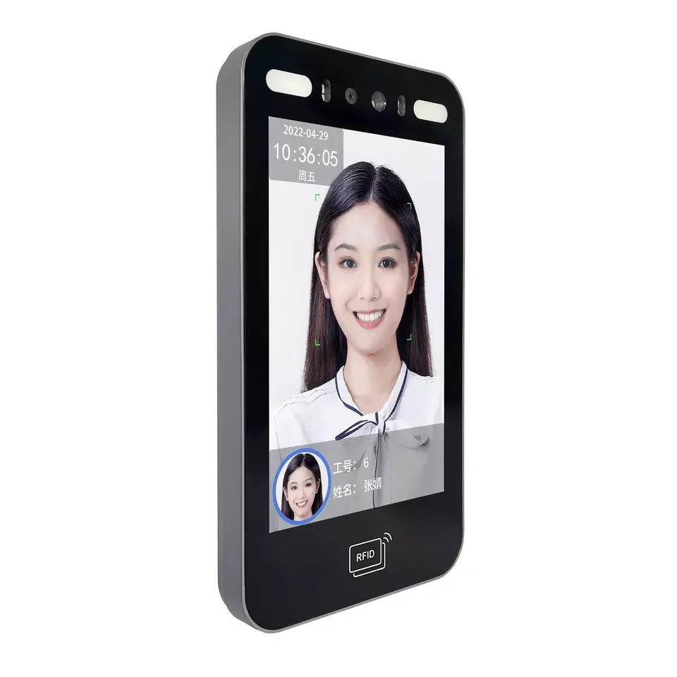 Cloud and smart Phone APP Face RFID Card QR Code Access Control Machine with Video door phone intercom function