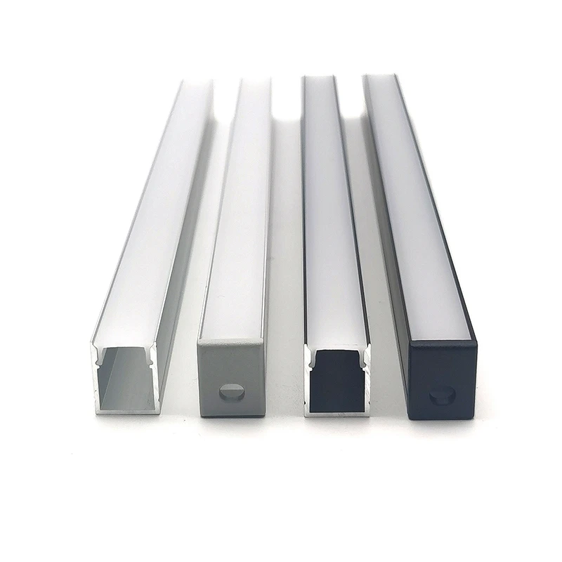 F007 Aluminium Profile 12*15MM  For LED Lighting Strip Recessed Aluminum Channel Diffuser Light LED Profile