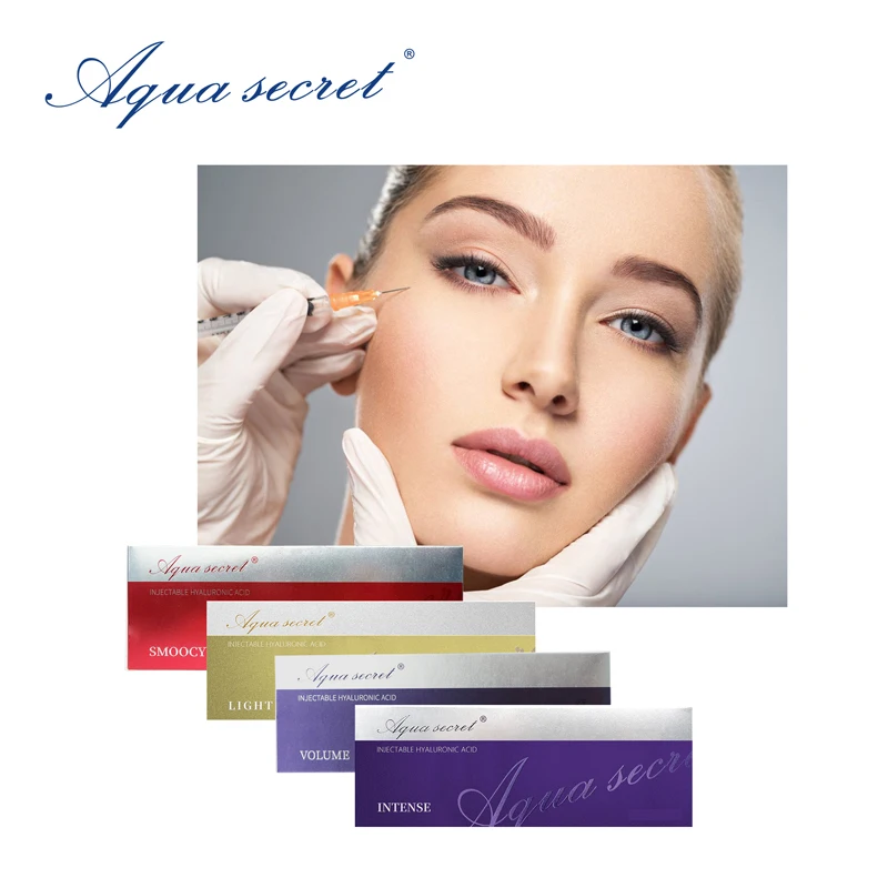 Aqua Secret 1ml 2ml korean hyaluronic acid injectable hyaluronate korea ha  dermal filler for lips