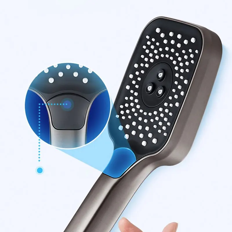 Thermostatic 3 Modes Smart Luxury Square Bathroom New Design Bath Faucets Shower Set System