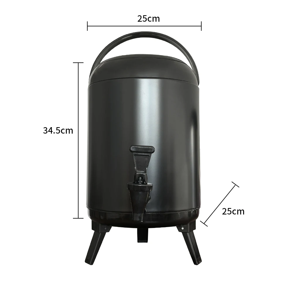 Stainless Steel milk Tea Barrel 8l hot And Cold Milk Tea Bucket Milk Tea Bucket