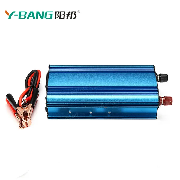 Home Use Mini Car Power Inverter 500W/1000W/1500W/2000W 12V 24V Dc to Ac 110V 220V With usb ports LCD display