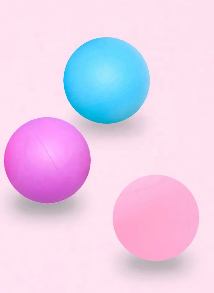 Custom Logo  Pysical Therapy Body Muscle Relax Silk Silicone Massage Ball