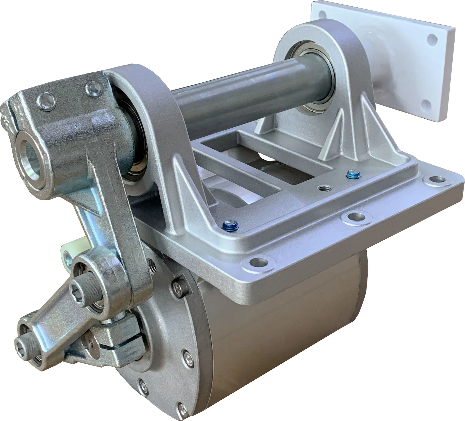 Car park barrier motor mechanism for toll gate