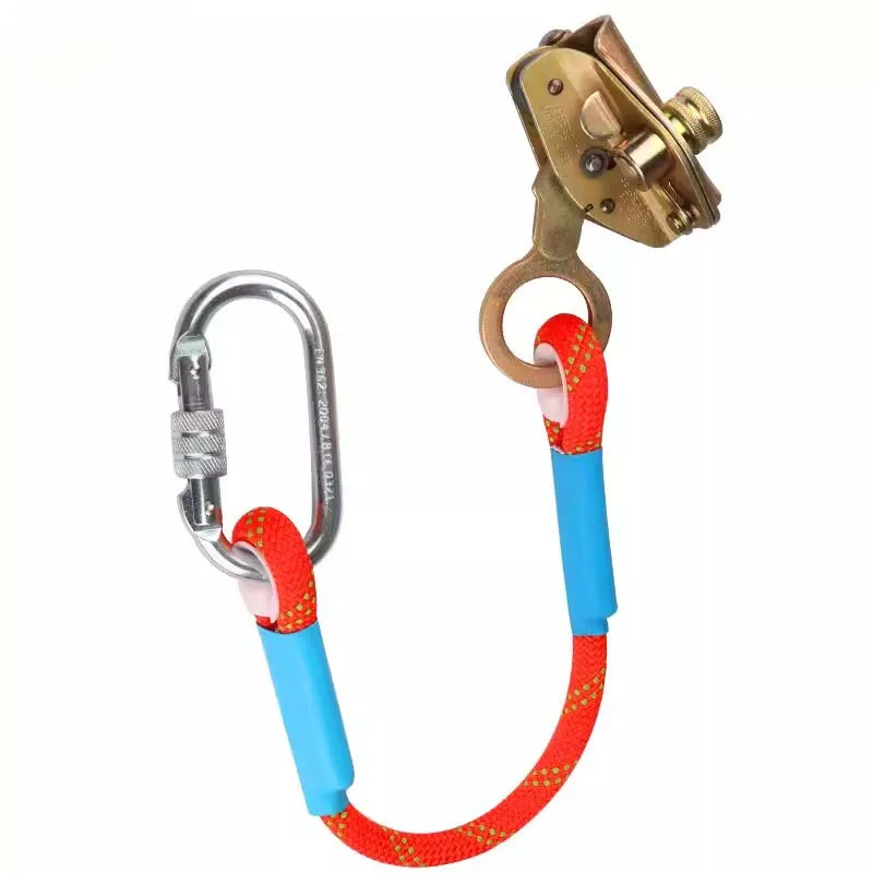 Jensan Hot Sale 10-16mm Safety Rope Self-locking Device For Mountaineering Equipment Rope Adjuster