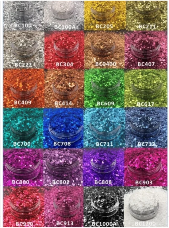 1 kilo packing glitters