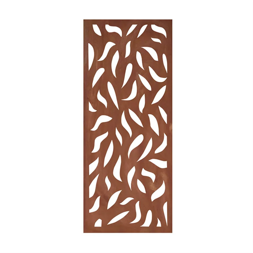 Corten steel fence panels/garden fence  railing/metal fence corten steel plate