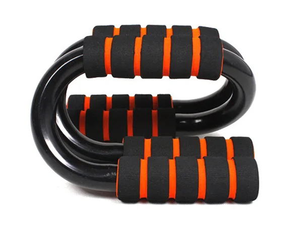 New S Shape Metal Push Up  Chin Up  Handle Bars Stand Training Bar Exercise