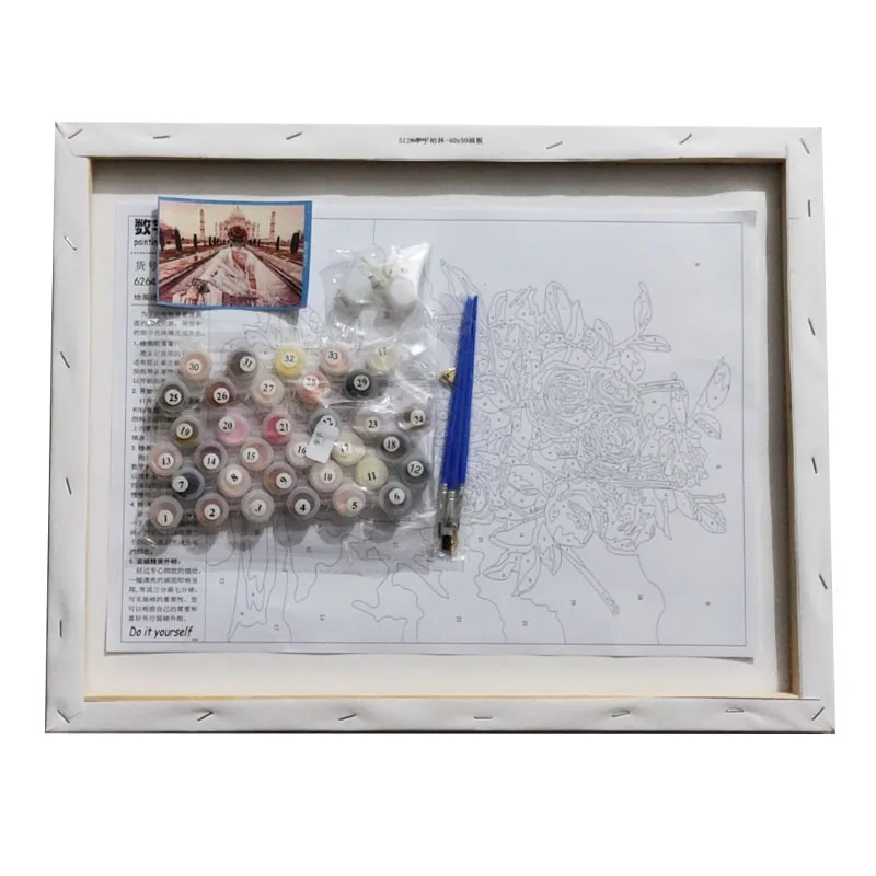 
Hand Painted Oil Painting Canvas Painted Anime Characters 