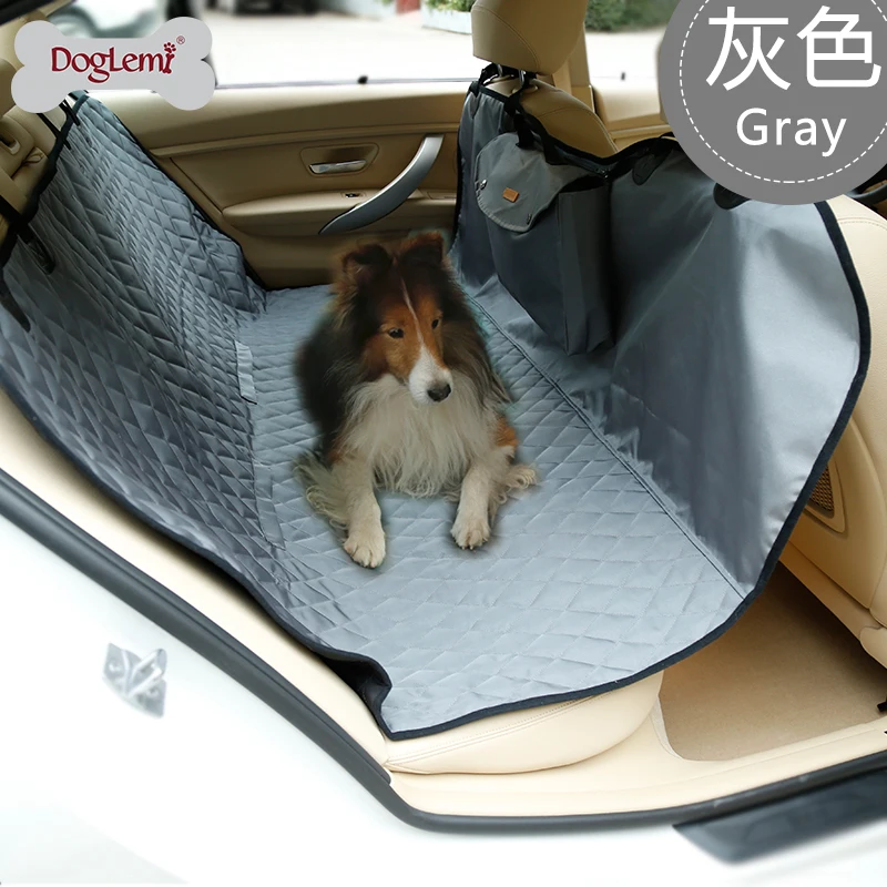 Deluxe Waterproof travel PU leather adjustable strap Pet Dog Accessories Waterproof Car Dog Seat Cover