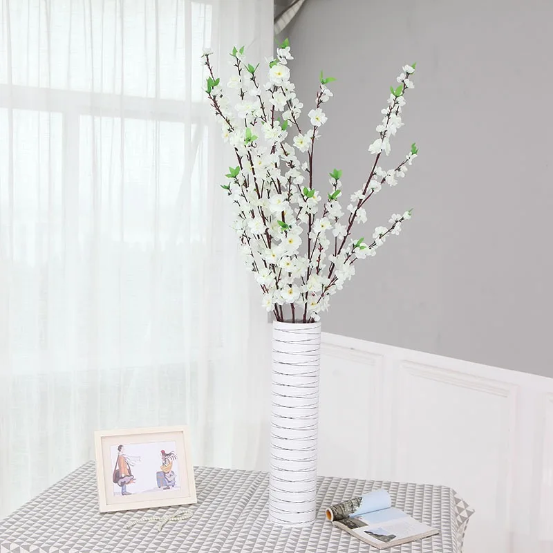 Wedding Party Decor Silk Flower garland Plastic Cherry Plum Peach Blossom Artificial Flower