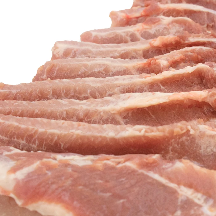 Оптовая продажа, высокое качество, дешевая отделка, 80/20 каркаса, ребра, поставщик резки, замороженные свиные раковины