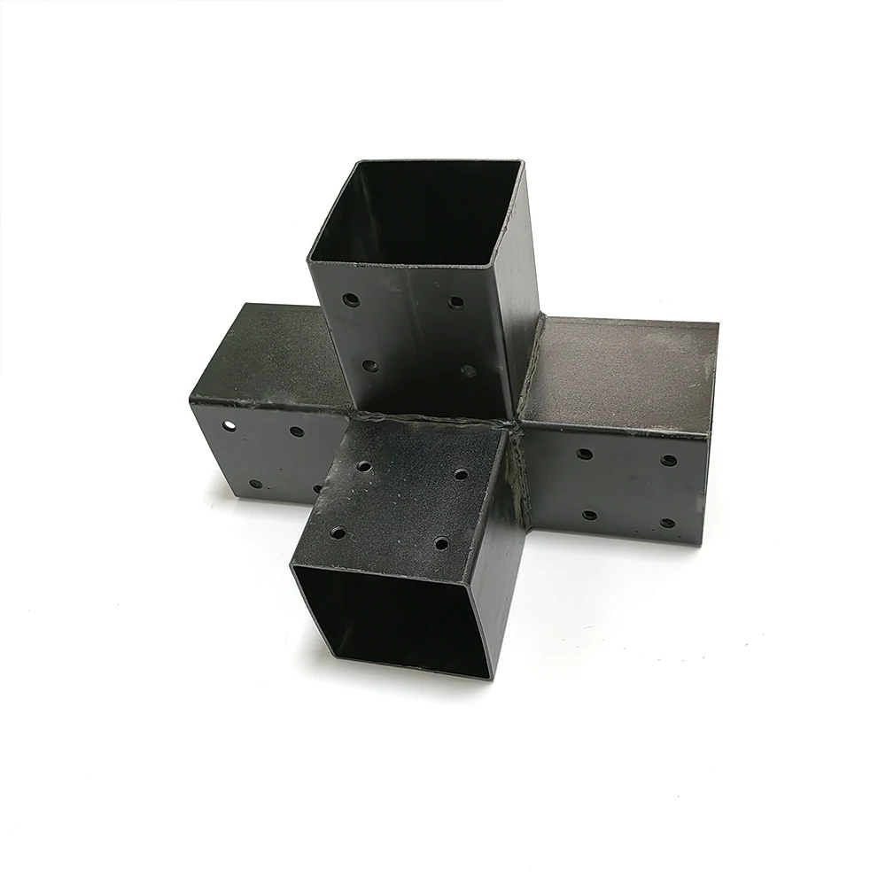 Pergola Corner Bracket with Extension Galvanized for 7x7 Post