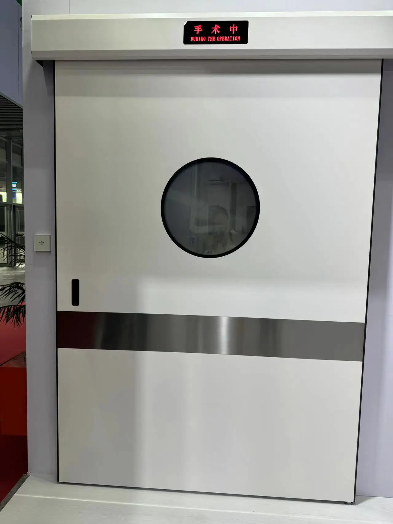 Manufacturer Modern Design Security Stainless Steel Automatic Electric Sliding Door For Clean Room