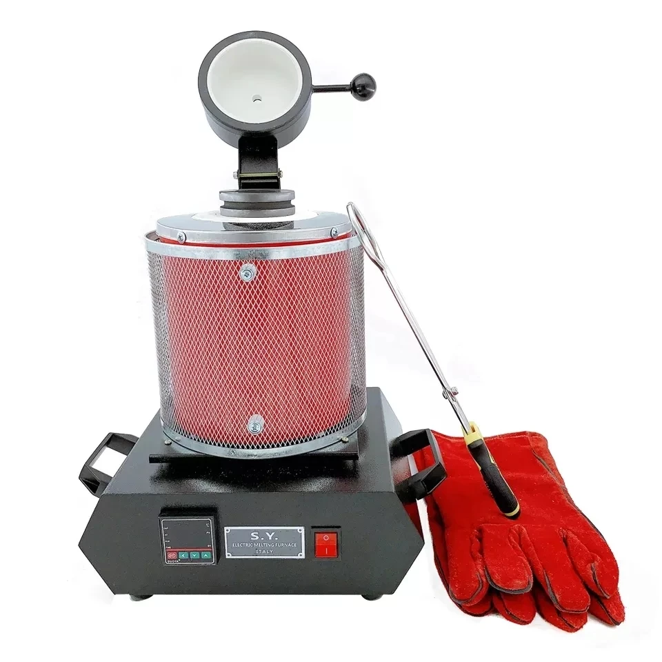 3KG Small Gold Refining Machine Metal Melting Machine for Heating Casting Refining Gold Silver Jewelry