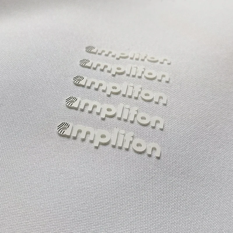 Custom Silicone Sticker With 3m Glue 3d Mold Label Flat Rubber Heat Transfer For Shirt New Fashion Tpu Labels For Clothing