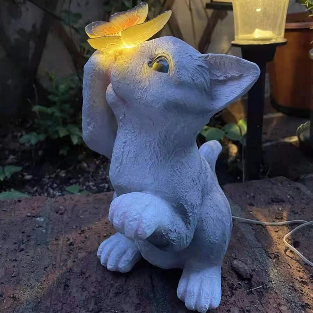 Home Decor Resin Crafts Resin Animal Statues Home Decoration Crafts Cute Cat Sculpture