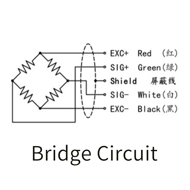 200kg-700kg High Precision Spoke Load Cell Pressure Sensor Force Measuring Weight Gravity Module