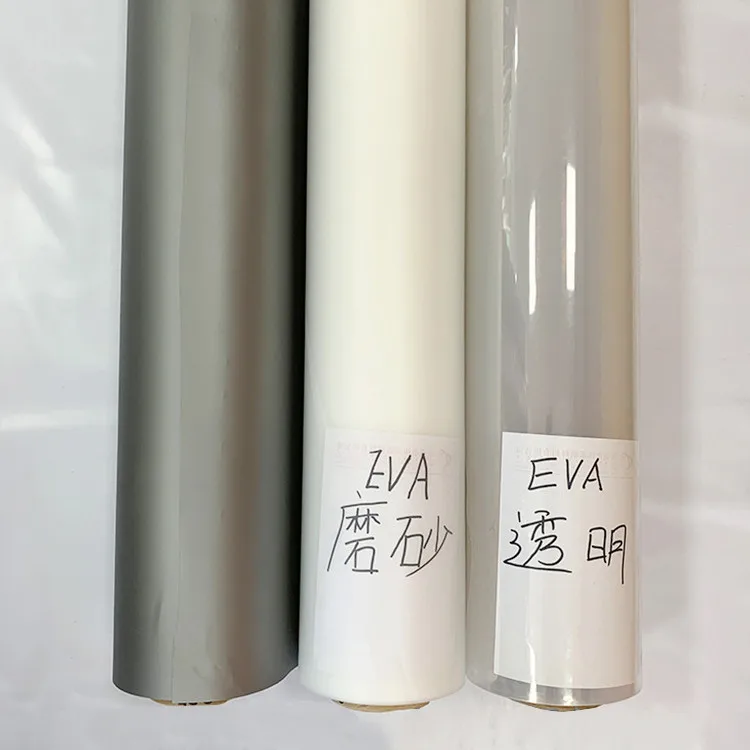 Transparent EVA Films for Triplex Glass Manufacturing 380 micron Max Width 2400 mm EVA Frosted Film