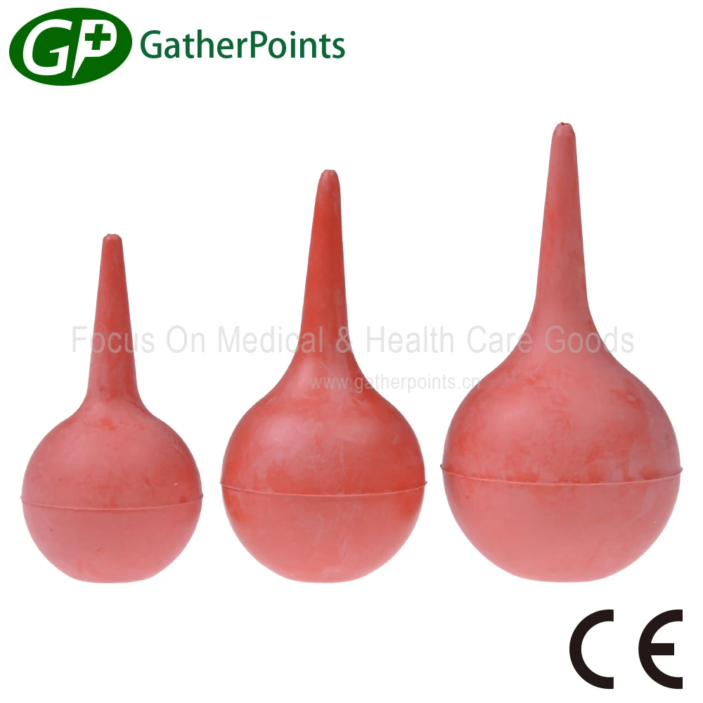 15cc Vintage Ear Syringe Ball Medical Rubber Material