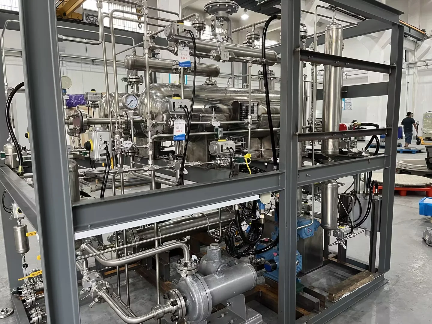 2Nm3/h HHO Alkaline Electrolyzer Equipment Industrial Hydrogen Gas Generator Green Energy