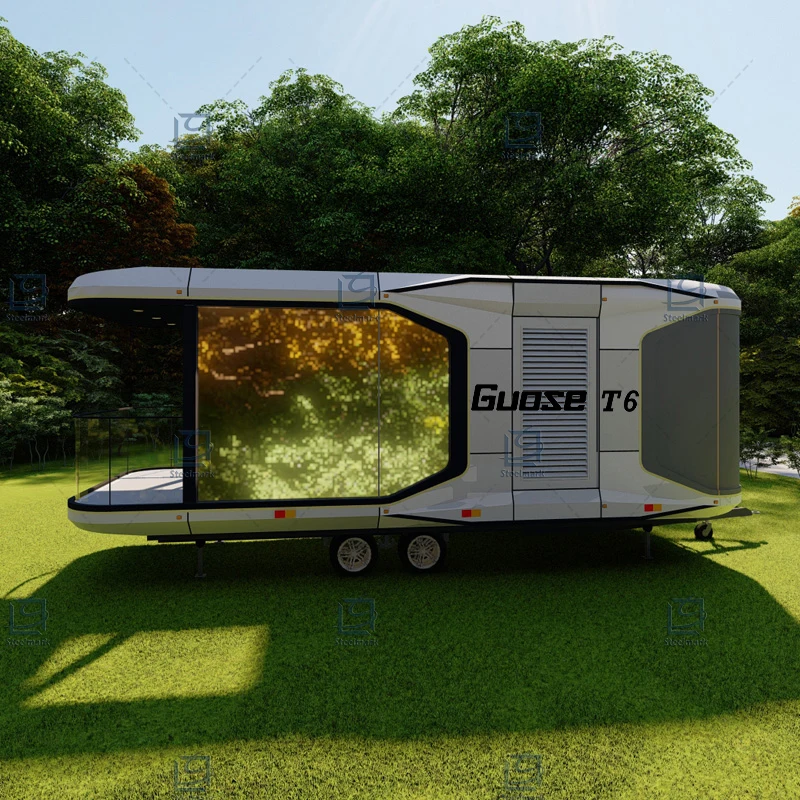 OEM prefab portable mobile house/trailer space capsule house/trailer prefabricated house with factory price