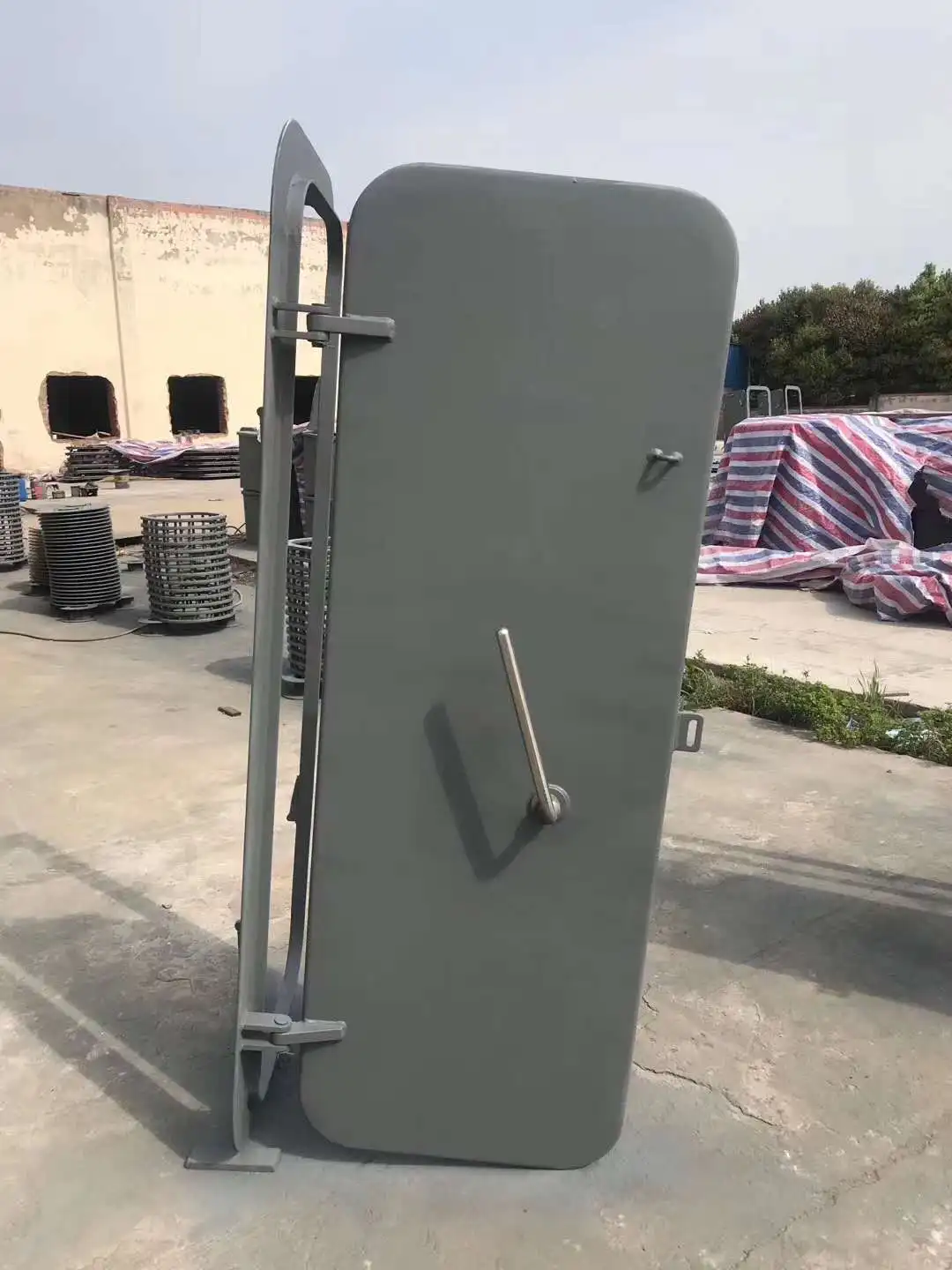 Hj Marine Quick Acting Hinged Steel Watertight Door for Ship with ABS Certificate