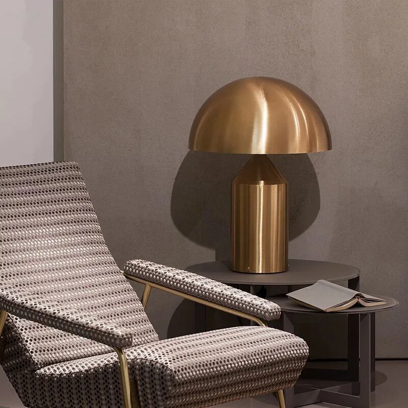 Modern Design Decorative Living Room Bedroom Bedside Lamp Study Lamp Mushroom Head Table Lamp