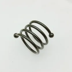 Wholesale Cheap Rose Gold Napkin Rings SilverWedding Napkin Ring Spring Metal Napkin Holder Stocked HWM01