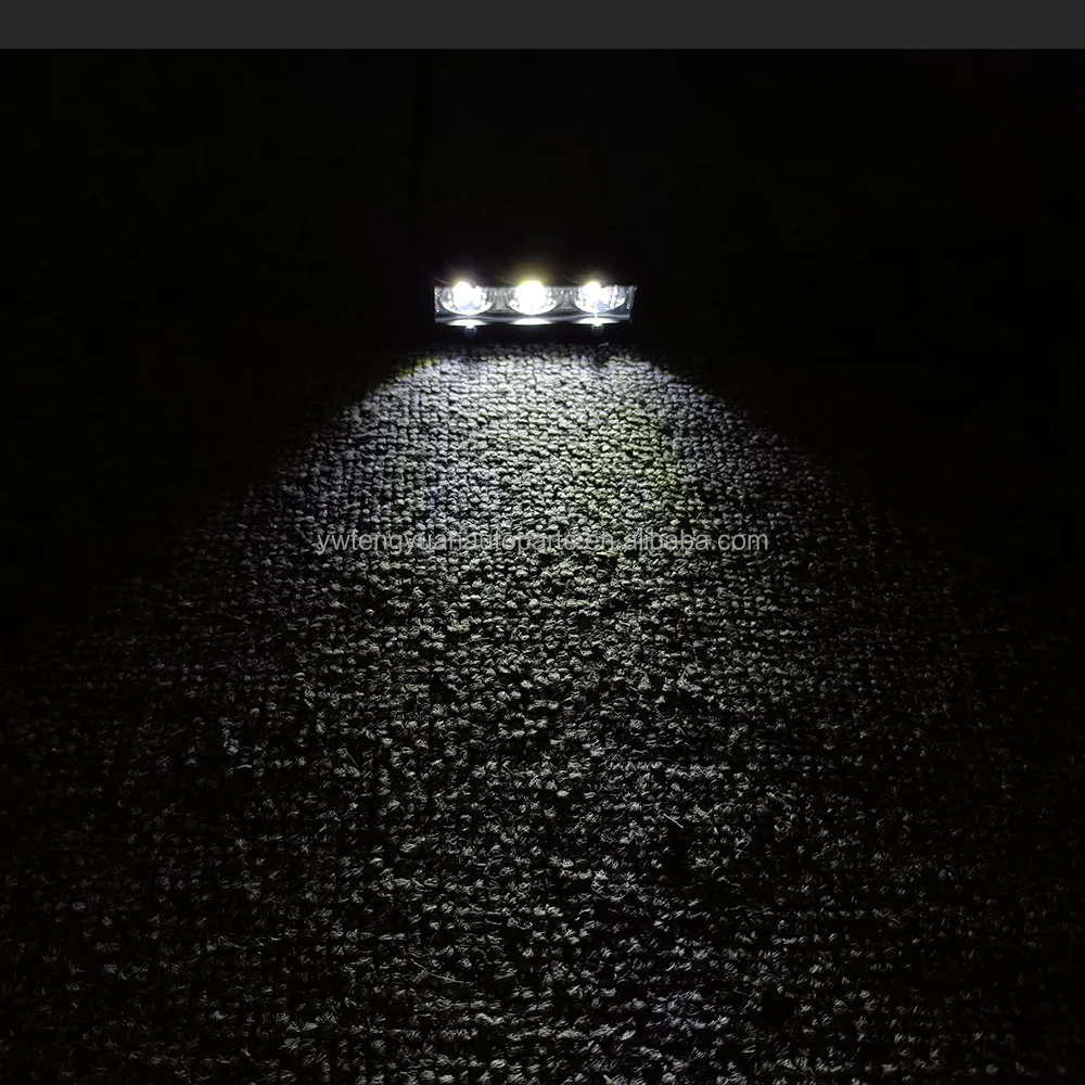 
SLIM SINGLE ROW 9W 4inch LED Work Light Lamp bar for Tractor Boat Off Road 4WD 4x4 Truck SUV ATV 