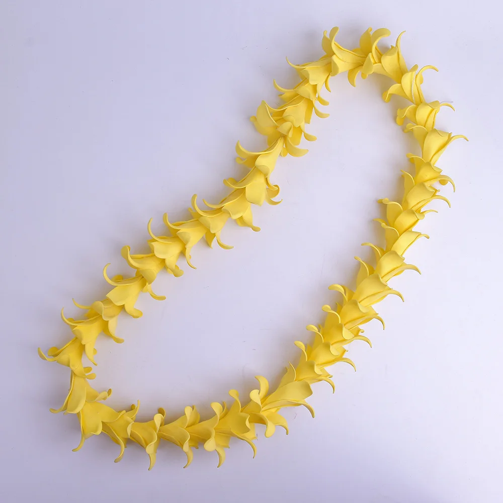 Высококачественная искусственная пена Puakenikeni Hawaiian Lei для празднования танца Хула и украшения