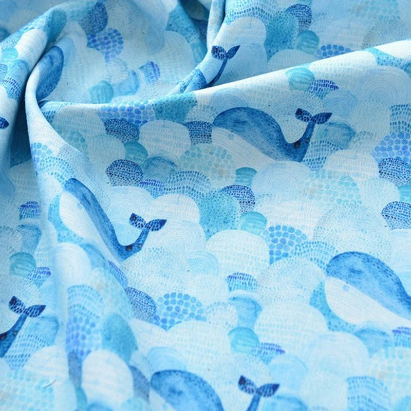 wholesale good  quality 100%cotton Christmas printed  fabric  for Christmas gift for garment