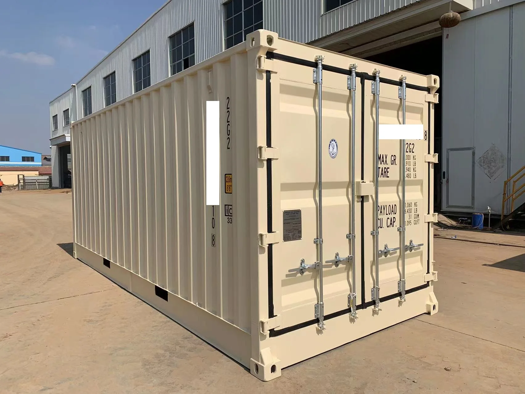 20-футовый операторский контейнер для перевозки груза за рубежом и перевозки сухого контейнера