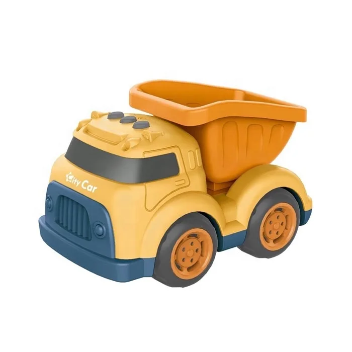 New arrival Plastic toys dump truck Slide Wheel Cartoon dump truck for children