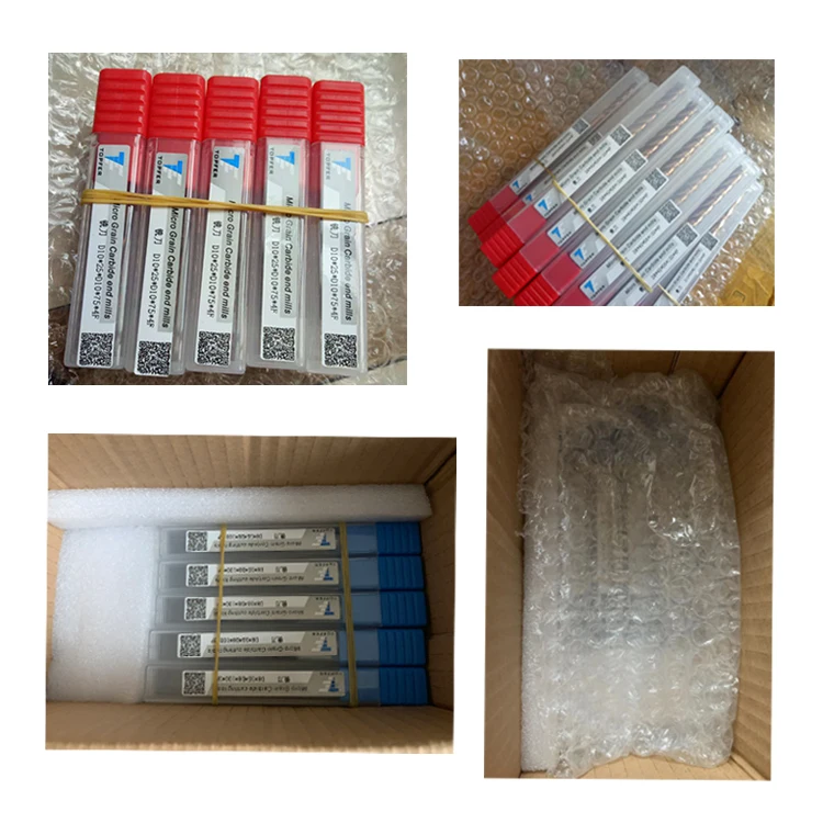 
Long Service life end milling cutter for aluminum 3 flute end mills with all different sizes 