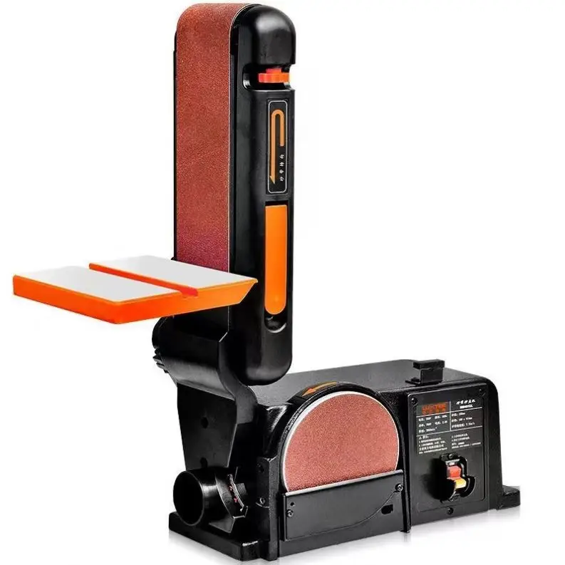 Portable Mini Multi-functional Desktop Belt Sander Wood Grinding and Polishing Machine Household Brushless Sand Tray Belt Sander