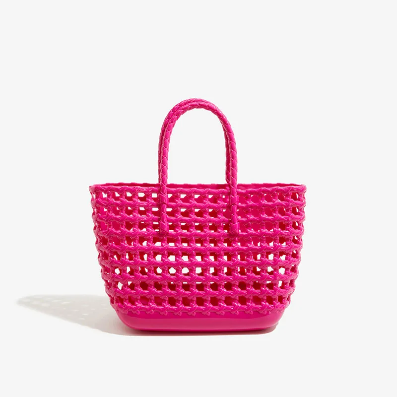 High Quality Women Fashion Shopping Hand bags Shoulder Bag Waterproof EVA Silicone Summer Beach bag