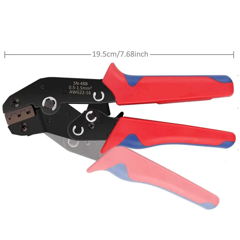 SN-48B Electrical Wire Crimping Pliers Wire Terminal Crimping Tool Kit Tubular Terminal Tools 300PCS Terminals Sets