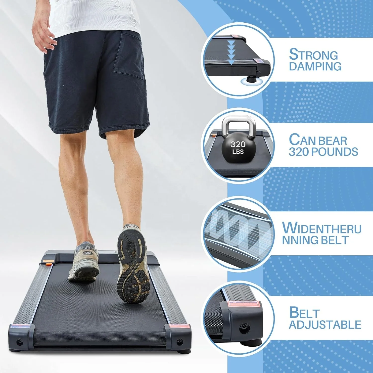 Wholesale Customized Professional Treadmill Home Use Treadmill Unisex Skating Treadmill