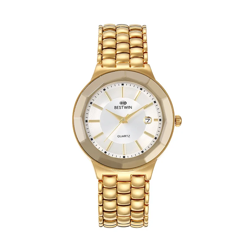 BESTWIN 922 fashion men quartz watch luxury wrist watch fashion waterproof business sport watches stainless steel