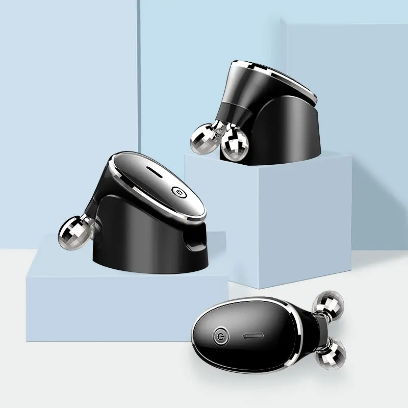 KKS wholesale skin rejuvenation 360 electric ems beauty 3d vibrating microcurrent facial lift roller massager