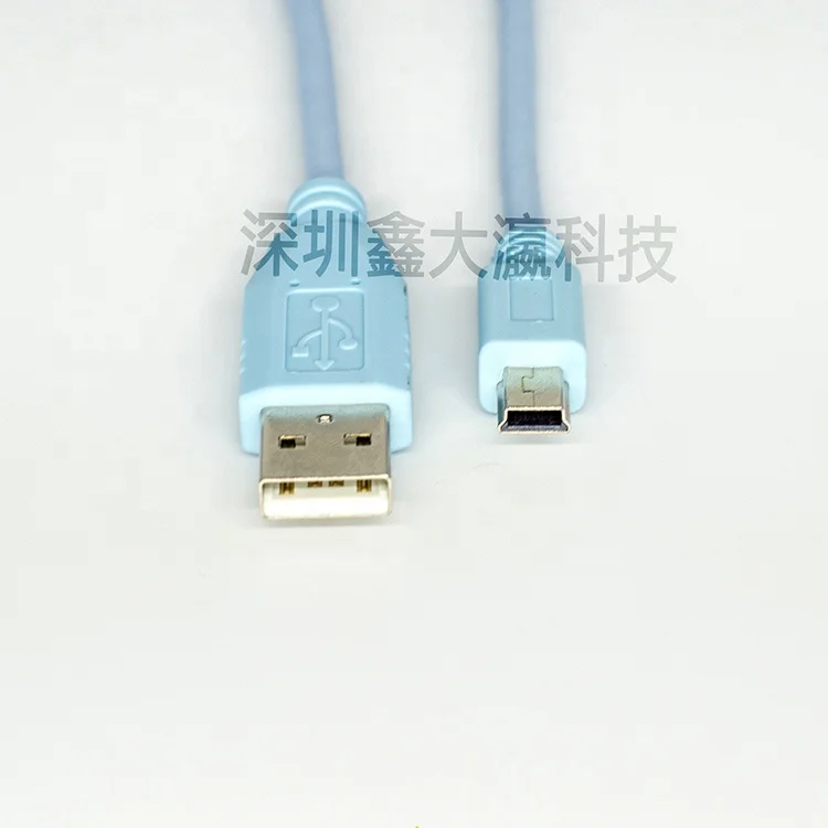 Cisc0 Blue USB Type A to USB Mini Type B Console Cable 6ft Compatible CAB-CONSOLE-USB for computer,laptop,multimedia