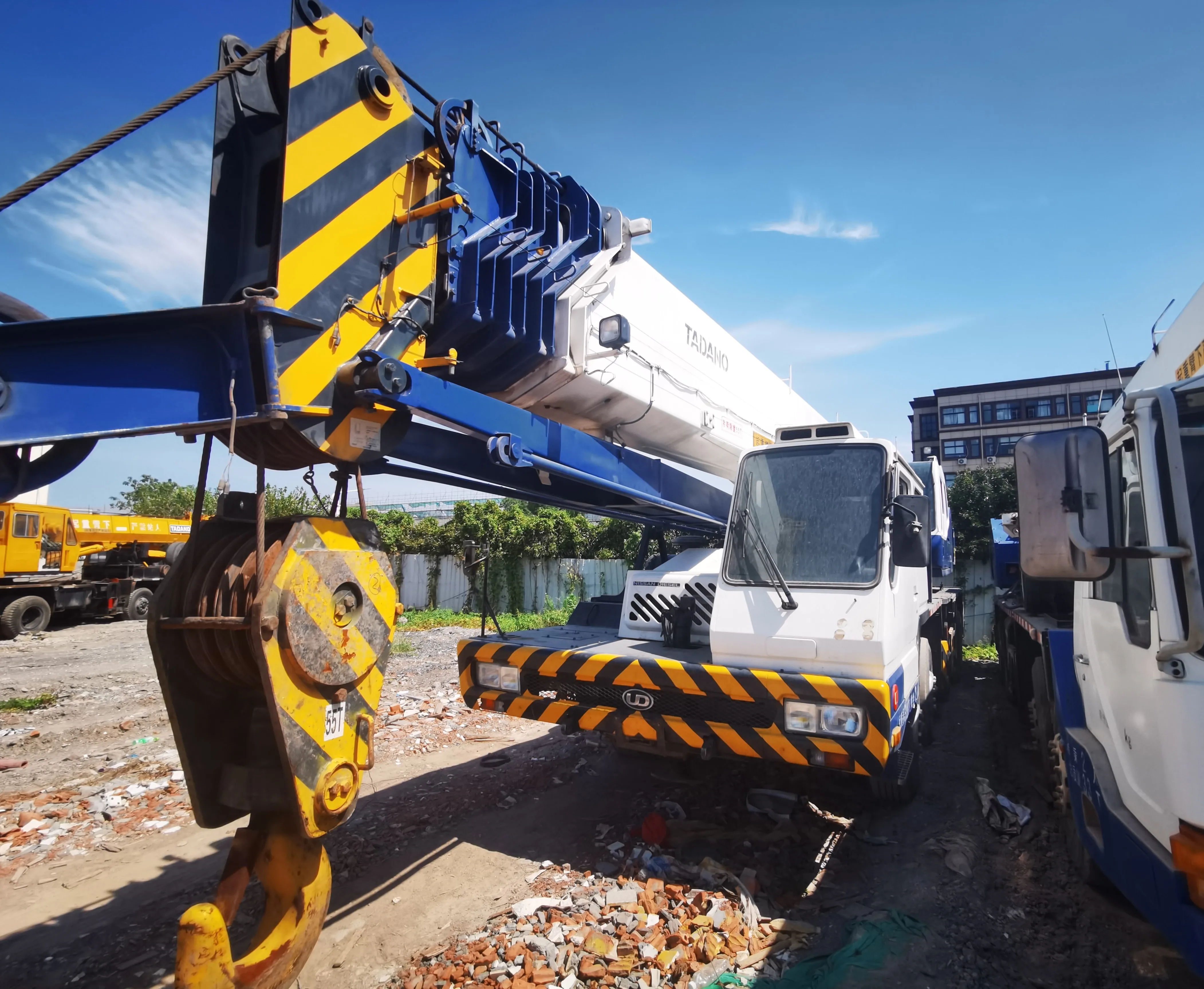 Used TADANO GT-350E Wheel Crane in Good Condition Short Usage 35Ton Second Hand Truck Crane with Pump Motor Core Components Sale