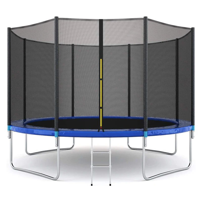 
8FT 10Ft 12Ft 14Ft 15Ft 16Ft Outdoor Trampoline with Safety Enclosure Net Spring Pad Combo Bounce Jump Trampoline for Kids Adult 