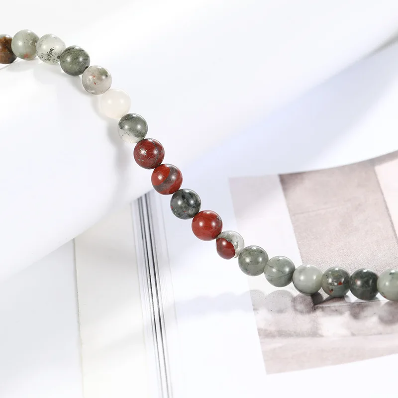 JC wholesale natural round stone handmade beads diy beading necklace jewellery natural crystal beads
