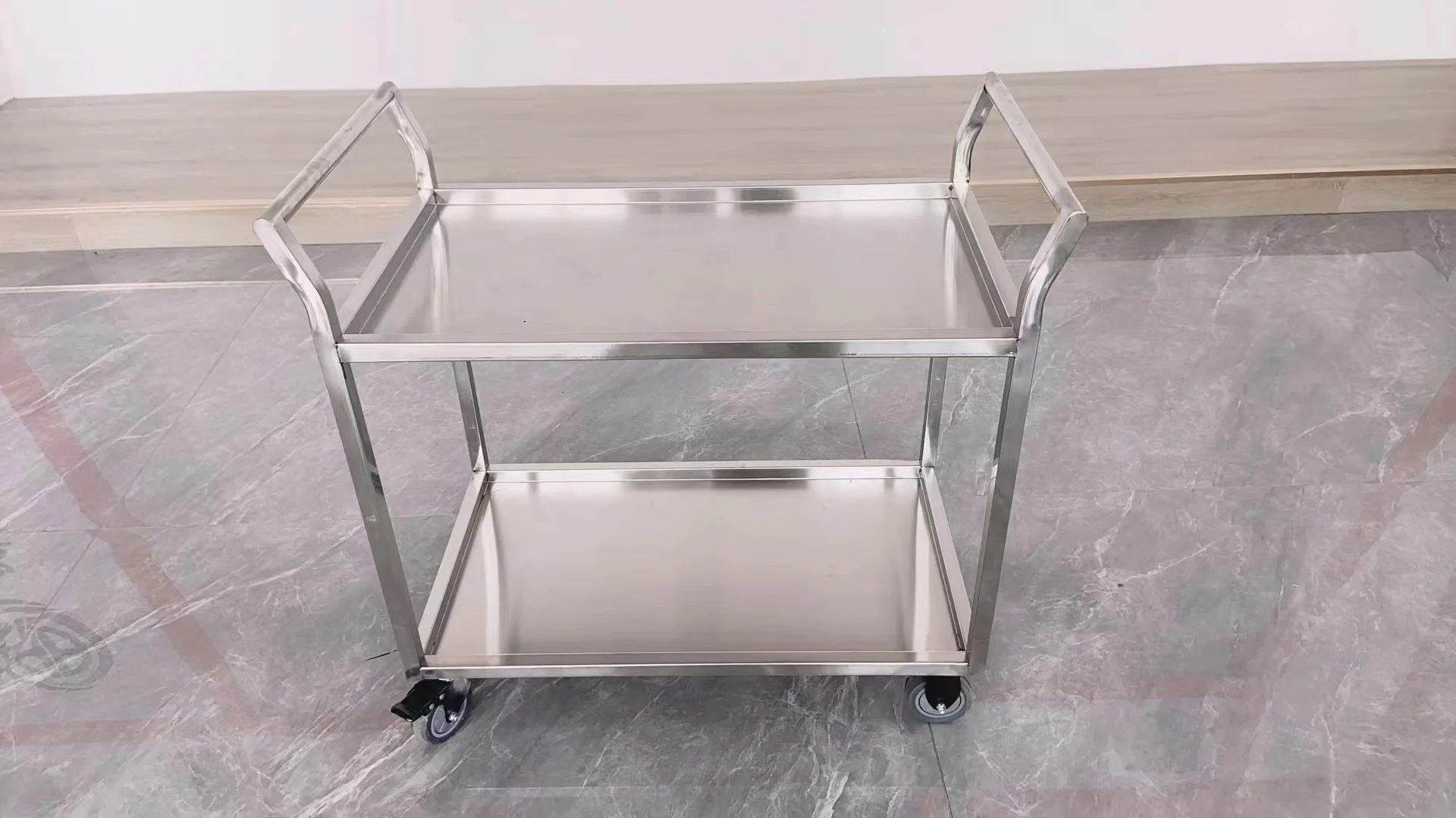 Commercial Stainless Steel Food Trolley Restaurant Food Cart