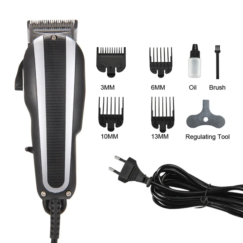 Customized Home Men Beard Trimming Grooming Hair Trimmer Pro Corded Clippers Haircutting Kit for Men