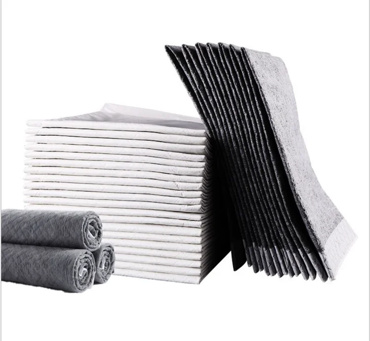 Pet training pads with pheromone attractant carbon-activated puppy pads absorb odor and pet urine